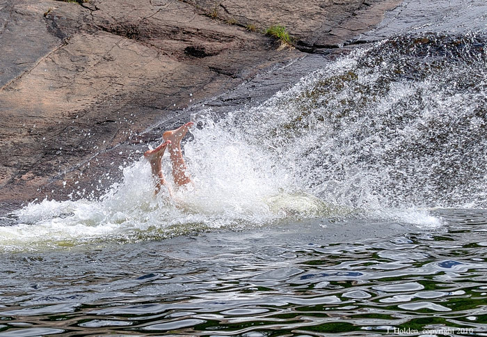 Jacuzzi at High Falls, Algonquin Park